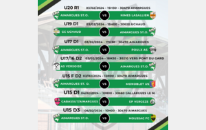 Rencontres Jeunes - SAMEDI 3 et DIMANCHE 4/02/2024